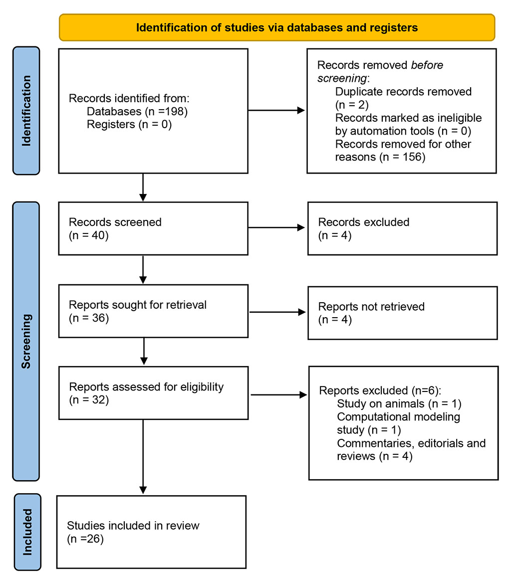 Figure 1. Flow chart of the systematic literature search